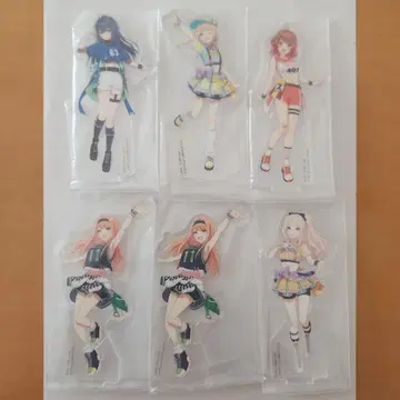 제일복권 학원 아이돌 마스터 아크릴 스탠드 6개 세트