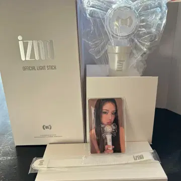 izmu 공식 응원봉 사진 카드 포함