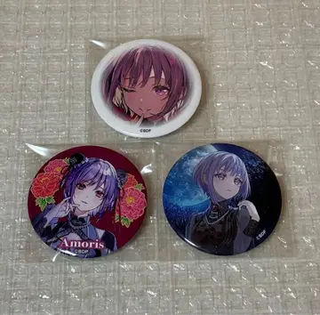 뱅드림 유텐지냐무 캔뱃지 3점