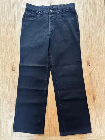 mr.Lee 블랙 스트레이트 데님