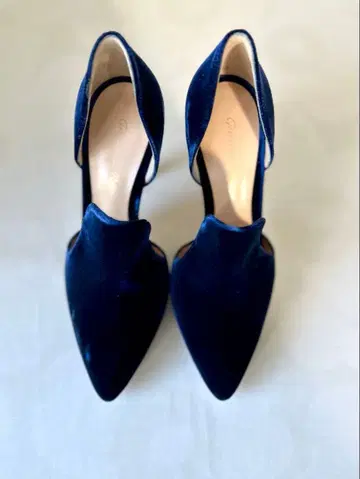 Gianvito Rossi 펌프스 사이즈 23 스웨이드 네이비