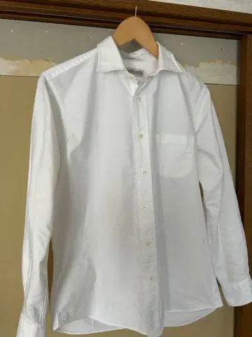 새상품급 INDIVIDUALIZED SHIRTS 화이트 긴팔 셔츠 미국제