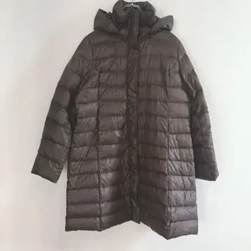 세오리아 다운 자켓 아우터 브라운 경량 루즈핏 페더