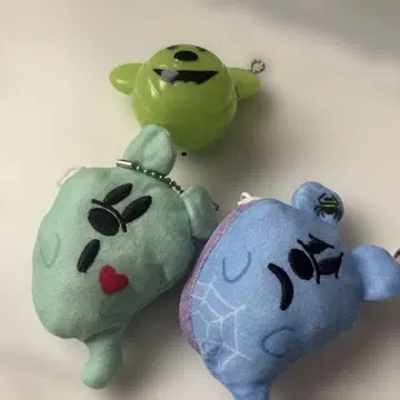 디즈니 할로윈 리버서블 유령 봉제 인형 스트랩 3개 세트