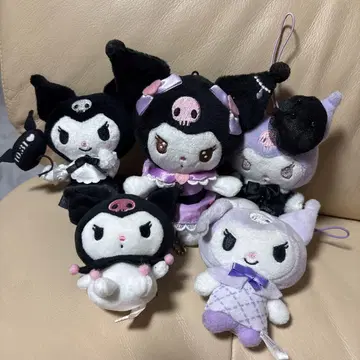 산리오 쿠로미 봉제 인형 5세트