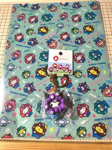 산리오 미야쿠미야쿠 입체 마스코트 키링 파스텔 쿠로미