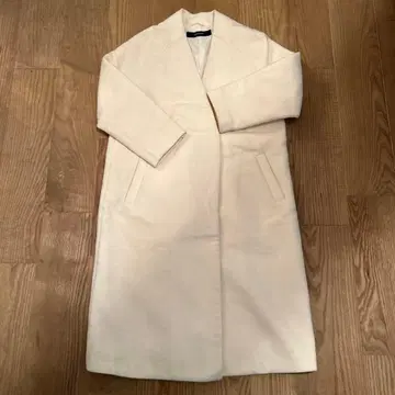 저널 스탠다드 롱 코트 화이트