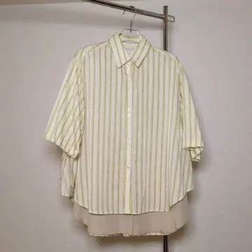 Rito 리토 블라우스 스트라이프 반팔 셔츠