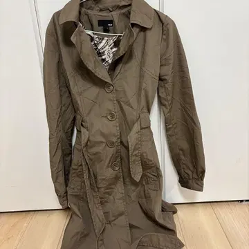 H&M 브라운 트렌치코트 패션 [ L ]