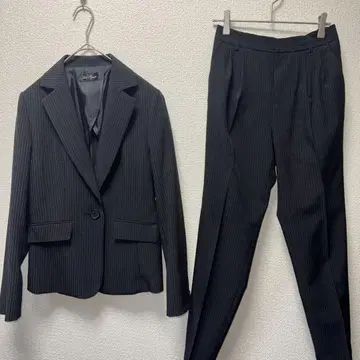 [애드루즈] 스트라이프 정장 세트 블랙 스트라이프 졸업 입학식