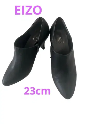 부티 23cm 힐 7cm 블랙 숏부츠 EIZO 일본제