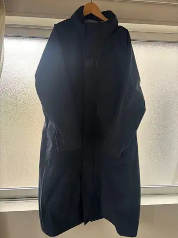 헬리 한센 여성용 L 플롬 레인코트 네이비