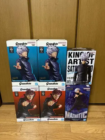 주술회전 피규어 6체 세트 묶음 판매 고죠 사토루 이타도리