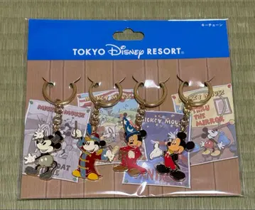 도쿄 디즈니 리조트 미키 키링 4개 세트