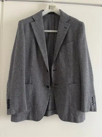 MACKINTOSH 체크 무늬 테일러드 자켓