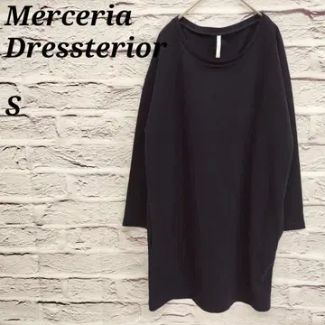 i149 멜체리아 드레스 튜닉 U넥 긴팔 튜닉 포켓 네이비