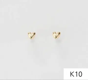 [ K10 ] 하트 귀걸이 스터드 귀걸이