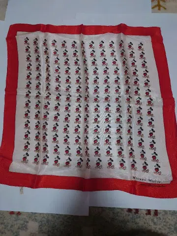 미키마우스 100% 아세테이트 스카프