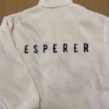 Spick & Span 플리스 자켓 아이보리 사이즈 38