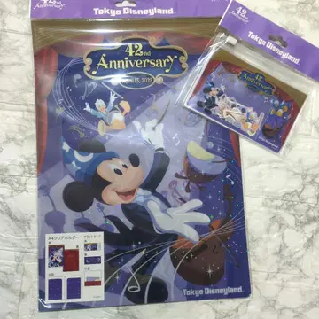 디즈니 리조트 42주년 클리어 홀더 씰 세트