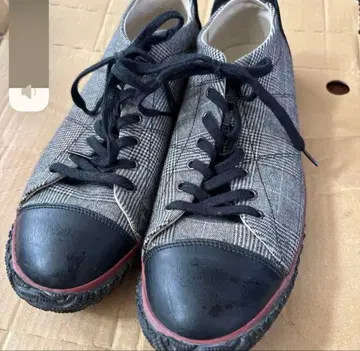 SPINGLE MOVE 체크 무늬 스니커즈 M 사이즈