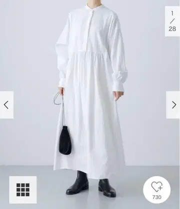 카구레 코튼 개더 원피스 DOORS