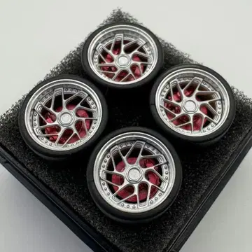 1/64 미니카 커스텀용 휠 세트 No.KA03 10.6mm