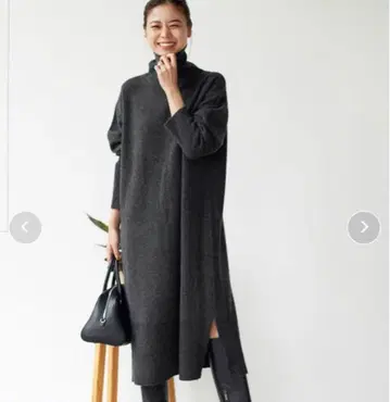 저널 스탠다드 레리움 하이넥 니트 원피스