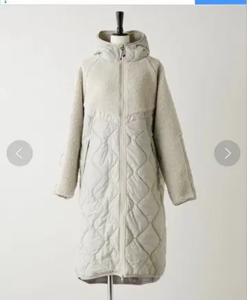 이아파피요네 퀼팅 보아 코트