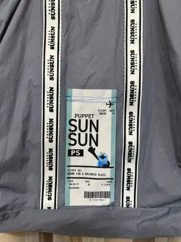 PUPPET SUNSUN 토트백 글로벌 워크 콜라보