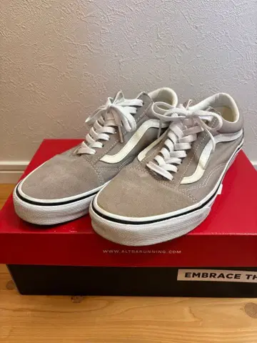 Vans 그레이 스웨이드 스니커즈 27.5