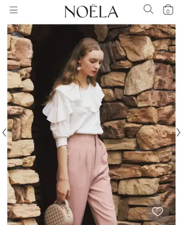 [ 미사용 새상품 ] 백 레이스업 스트레이트 팬츠 노엘라