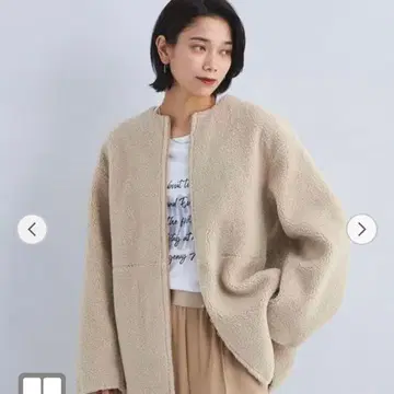 보아 자켓 내추럴 FREE