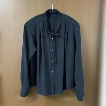 SOEJU 조젯 리본 블라우스