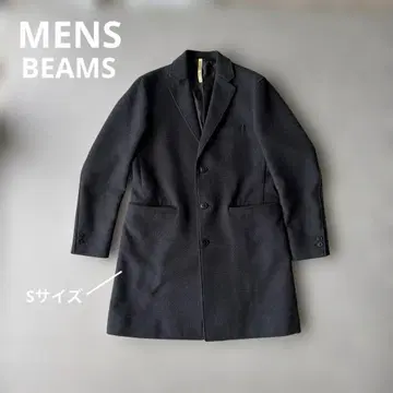 빔즈 BEAMS 체스터 코트 차콜 그레이 비즈니스 S 사이즈