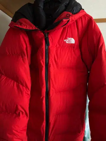 THE NORTH FACE 레드 다운 자켓