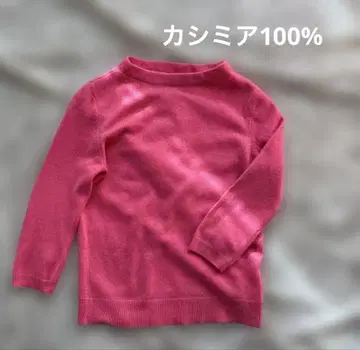 TALBOTS 캐시미어 100% 스웨터 긴팔 S 부드러운 니트 7부 기장