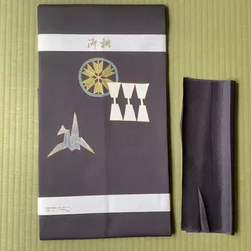 염 9촌 나고야 오비 기둥에 톱니바퀴와 학