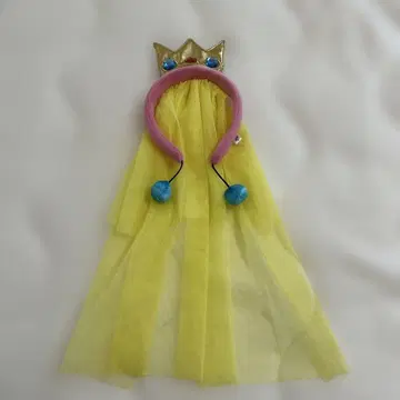 USJ 피치 공주 머리띠 유니버셜 마리오