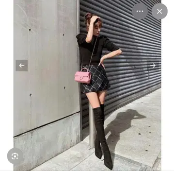 셰리에 sheller 메탈릭 라인 큐롯 네이비