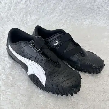 미사용급 푸마 모스트로퍼프 24.5cm 가죽 스파이크 밑창