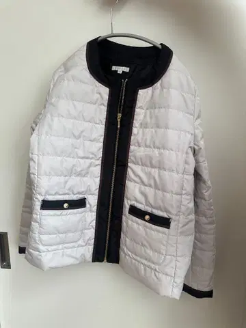 당일 발송 숏 블루종 LL 사이즈 퀼팅 코트