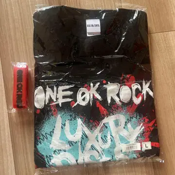 L 사이즈 ONE OK ROCK 티셔츠 러버 밴드