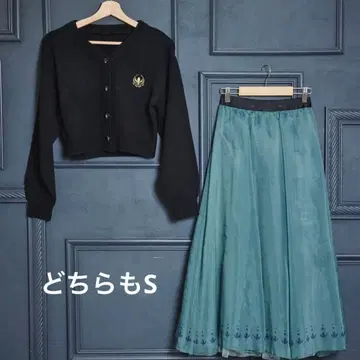 치하루 안나 스커트 가디건 세트 S 사이즈 시마무라 콜라보 안나
