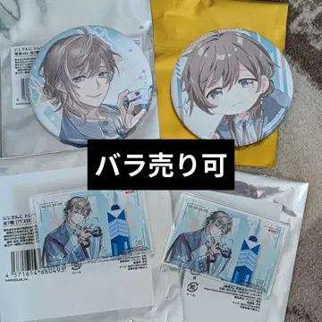 니지산지 7대 타워 콜라보 아크릴 마그넷 캔뱃지 카나에