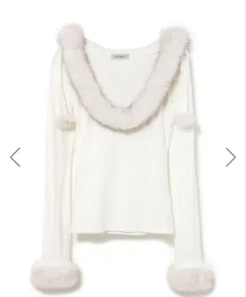 BUBBLES 버블스 후드 퍼 오프숄더 상의