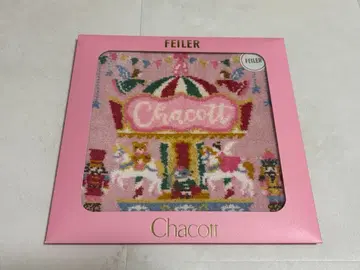 페이러 x 차코트 콜라보 너트 크래커 손수건 가장자리 로얄 핑크