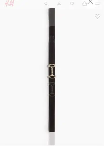 H&M 가죽 벨트 다크 브라운 S