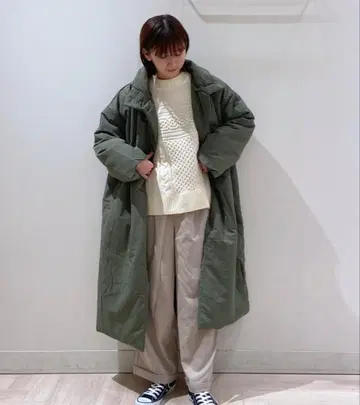 스튜디오 클립 롱 코트 다운