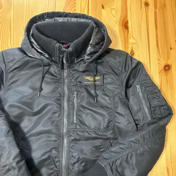 알파인더스트리 후데트 밀리터리 자켓